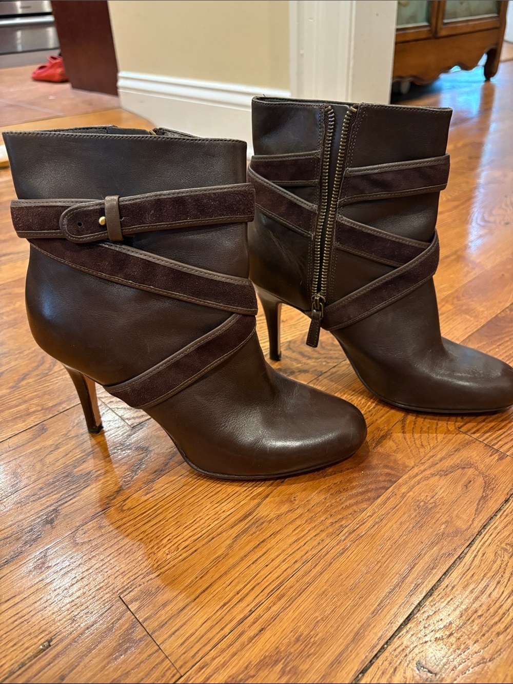 Cole Haan Nike Air size 7.5B woman's brown boots